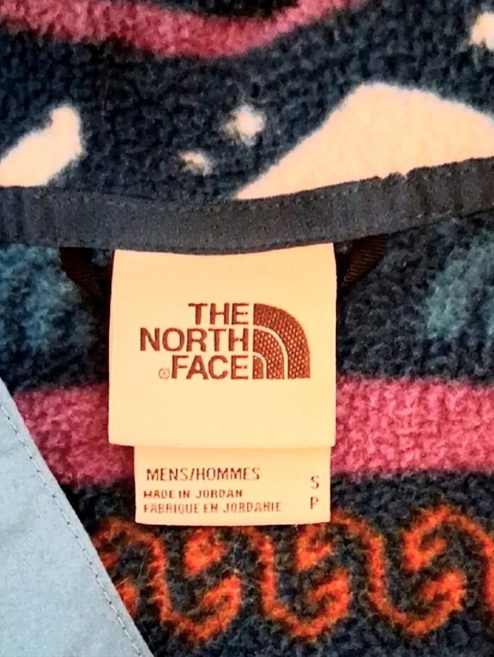 The North Face Printed Campshire Pullover Hoodie Mens Fleece Size Small